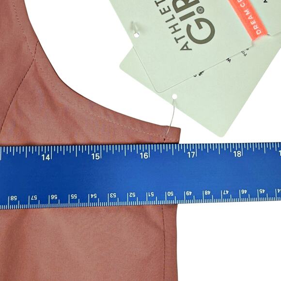 Athleta Girl All For One Dress Sleeveless XXL 16 NWT Tie Waist Pockets Racerback - Picture 8 of 12